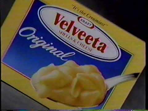 1992 Velveeta Shells & Cheese "It's the creamiest" TV Commercial