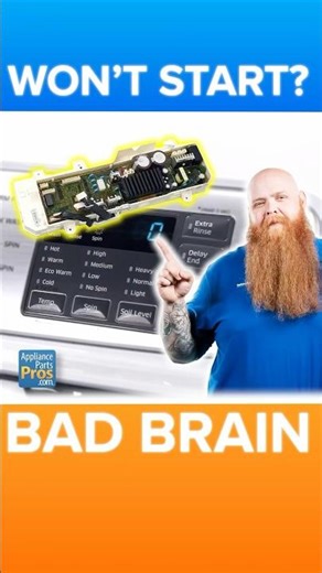 Washer Won’t Start? Control Board Replacement Fix