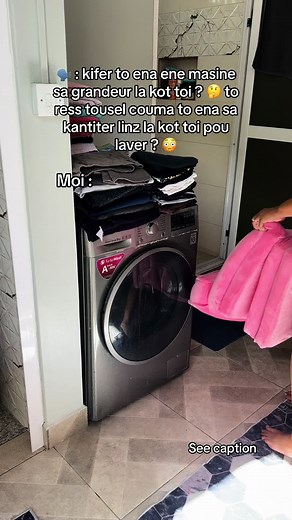 Mo lave kitsoz mo fami 😂 couette ou meme zot rido ou linges blanc !