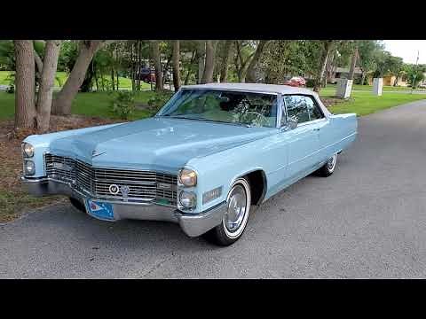 1966 Cadillac Deville start up and walk around. Read History behind the car below.