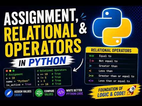 Relational Operators in Python