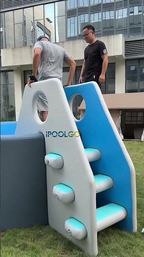 IPOOLGO — New R&D Inflatable Ladder for Giant Inflatable Pools ✅🤝