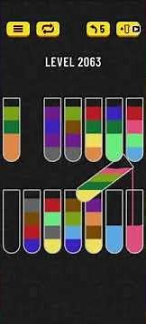 Water sort puzzle level 2063