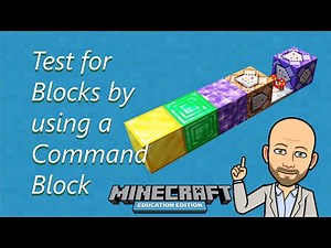 Minecraft Education Edition - Test for Blocks by using a Command Block