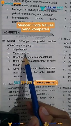 Tips Cepat Tes Akhlak BUMN‼️ #akhlakbumn #corevalues #psikotesbumn #soalbumn #psikotes #tesbumn