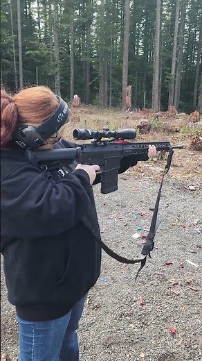 First time shooting an .308 AR style rifle. A Limbsaver® pad can literally a limb saver.