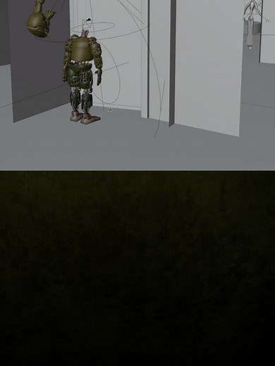 3D Animation of Springtrap in Blender