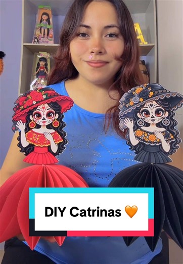 Catrinas de papel paso a paso - Tutorial fácil para Día de Muertos