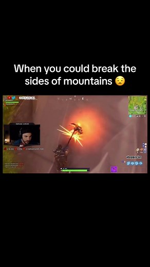 Nickmercs Gliding and Climbing in Fortnite