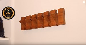 How to Make a Modern Style Coat Rack — Penalty Box Woodshop