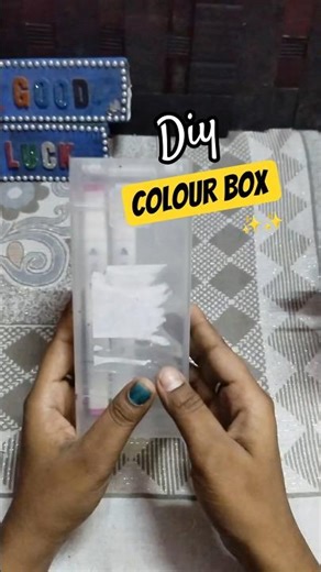 diy colour box💫 #artscraft #colourbox #shorts