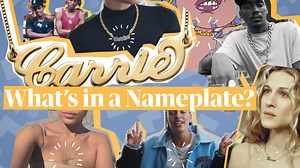 Nameplate necklaces are big, and if you don't already own one, chances are you've seen them in music videos, films, fashion shoots and, most famously, Sex in the City. But the origins and cultural significance of this popular piece of jewellery go much deeper than Carrie Bradshaw | The Guardian