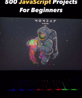 Ankit Dungawat on Instagram: "JavaScript Project For Beginners 👇With Code Comment “JavaScript” and I’ll send you more than 500 projects with source code via DM.” ❤️Keep Coding🔥 . . . Follow for more! #html #css #html5 #css3 #csstricks #cssanimation #learnhtml #learncss #csstips #csstipoftheday #webdeveloper #uidesign #uxdesign #webdesign #webdevelopment #frontenddeveloper #frontendwebdeveloper #100daysofcode #softwareengineer #javascript #code #computerscience #post"