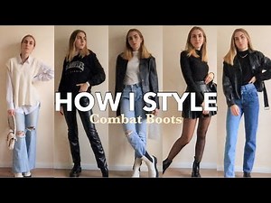HOW I STYLE: COMBAT BOOTS - 10 Outfits | Basiccouture