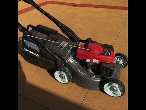 2016 Honda HRU 196 Heritage Easy Start Lawn Mower Review