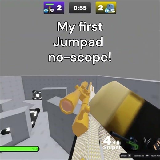 My first Jumpad no-scope!