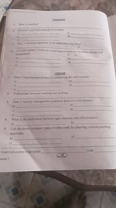 ThursdayWhat is weeding?Mention 5 physical methods of weedin... | Filo