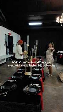 Come Work With Us | Husband & Wife Setting Up an All-Inclusive Event Package