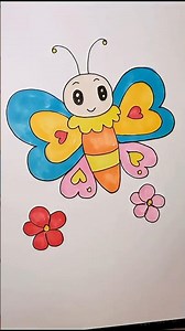 BEAUTIFUL BATTERFLY #drawing #butterfly