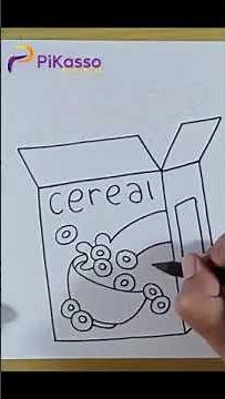 How to Draw a Cereal Box Easy in Less Than One Minutes