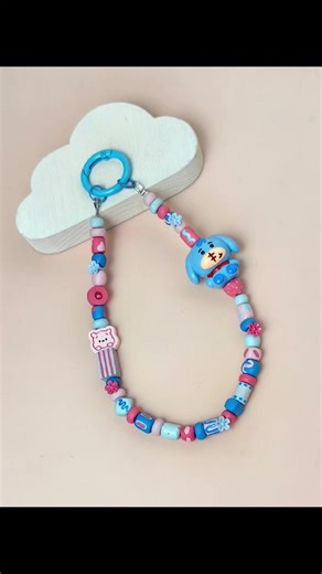 bismilah... available strap phone custom eeyore edition . . Rp 143k material beads : clay, metal, painting character . . #rumahkyokyo #clay #painting #strapphonecustom #strapphone