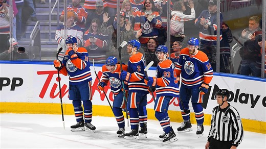 Savoie's first NHL hat trick
