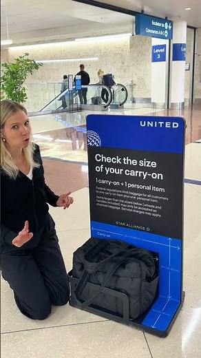 Does the CALPAK Luka Duffel work as a personal item on United Airlines? ✈️ #calpakluka #calpak #trip