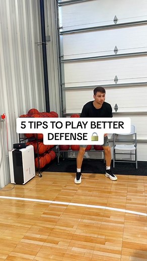 5 tips for better defense 🔒 #basketball #basketballtraining #basketballdrills