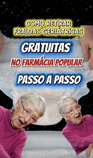 Veja como retirar fraldas geriátricas gratuitas pelo Programa Farmácia Popular do Governo do Brasil. Salve este vídeo e consulte sempre que precisar. Saiba mais em gov.br/farmaciapopular. #FarmáciaPopular #FraldaGeriátrica #Tutorial #GovernodoBrasil