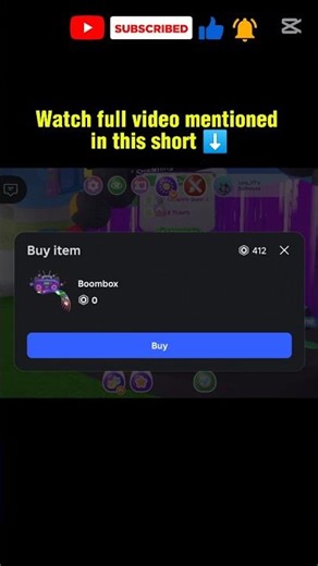 Free Boombox back accessory || Roblox Free limited UGC #roblox #robux #giveaway #freebies_lina