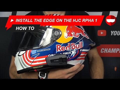 How to install a Cardo Packtalk Edge in the HJC RPHA 1 - How to - ChampionHelmets.com