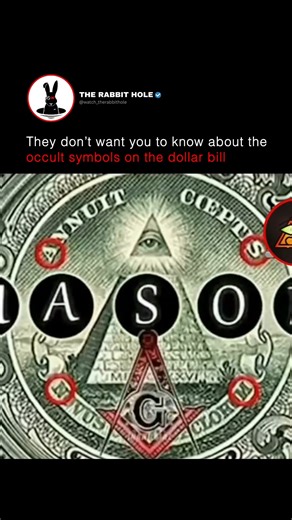 1.3M views · 10K reactions | They don’t want you to know about the occult symbols on the dollar bill | The Rabbit Hole | Facebook