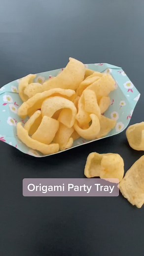 Origami Party Tray Tutorial