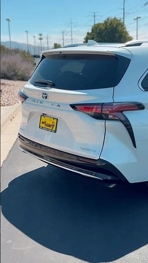 2025 Toyota Sienna Platinum w/ Fridge Box & Vacuum! 🤩 #toyota #sienna #minivan