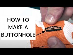 How To Make A Buttonhole