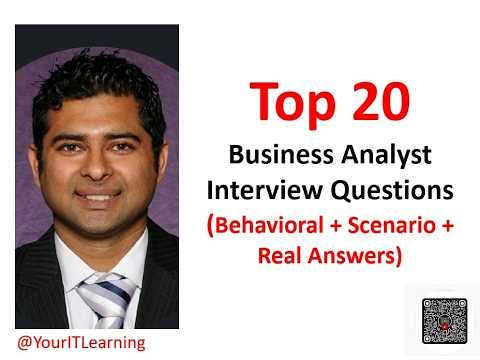 🚀 Top 20 Business Analyst Interview Questions | Behavioral + Scenario + Real Answers|
