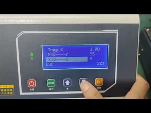 Reflow oven PID setting zb3530hl zb2520hl