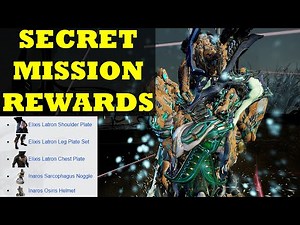 Warframe Baro Ki'Teer Secret Mission With Inaros Prime! Unlock Cosmetics!