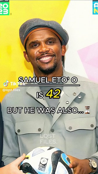 SAMUEL ETO'O IS 42, BUT HE WAS ALSO...⏳ #ETOO #samuel #cameroon #barcelona #inter #mallorca #chelsea #everton #striker #football #soccer