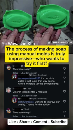 Manual Soap Making Process – Satisfying Handmade Soap with Molds #soap #shortsfeed