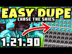 How to Duplicate Items in Minecraft Bedrock 1.21.90 (Chase the Skies) Dupe Glitch