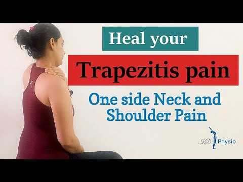 Trapezius Muscle Pain relief exercises | Neck and Shoulder pain on left or right side