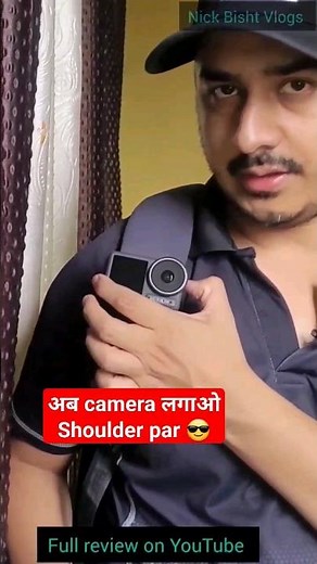 Backpack Shoulder Strap Mount for Action Cameras shorts #dji #gopro #actioncamera