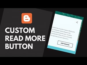 How To Customize The Read More Button In A Blogger Theme