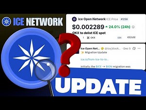 Ice Network New Update | Ice Network Migration | Ice Coin Mining Delist | Ice Coin Price