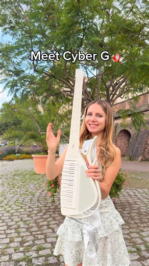 CyberG goes where creativity flows 🎸 @cybergguitar 🖌️Follow link in Bio and use CODE valiantsina for 25% DISCOUNT 🎉 werbung #EveryoneIsAMusician #PlayOnCyberG #CyberGGuitar #EnyaCyberG #SmartGuitar #hybridinstrument #4in1instrument #travelguitar #karaokeguitar #soundofgratitude #1stenyafanfiesta #song #youaremysunshine | Valentina Batura
