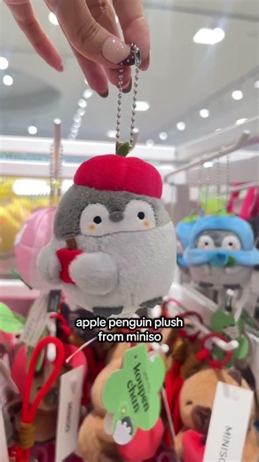 apple penguin plushfrom miniso#minisoambassador #myminisousa #penguins #plushies #fyp