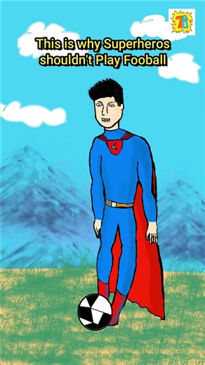 This Why Superheroes Shouldn't Play Football | Funny Animation #animation