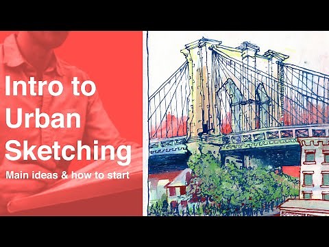 Urban Sketching for Beginners I Basic Tips and One Starter Drawing Exercise