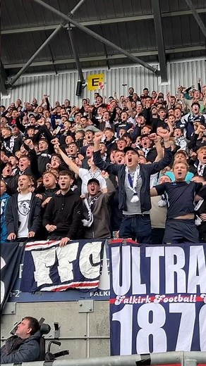 Falkirk fc ultras 1876 Falkirk fc v hearts Falkirk stadium #falkirkfc #football #falkirkbairns